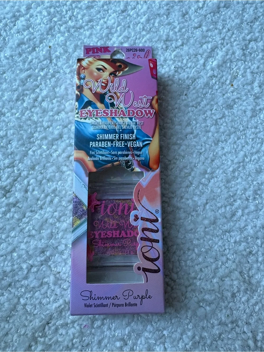 ioni Pink Cowgirl Wild West Shimmer Purple Eyeshadow